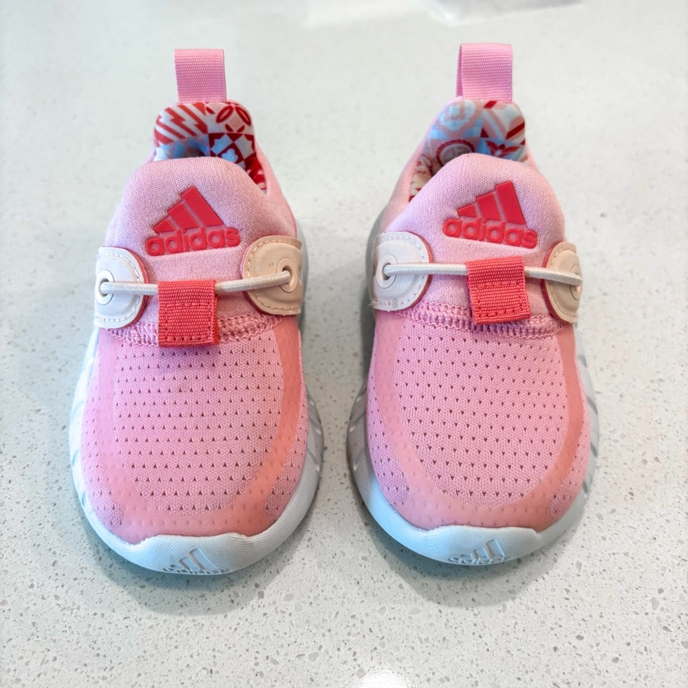 Adidas Rapidazen Pink Slip on Sneakers Shoes Size 5K
